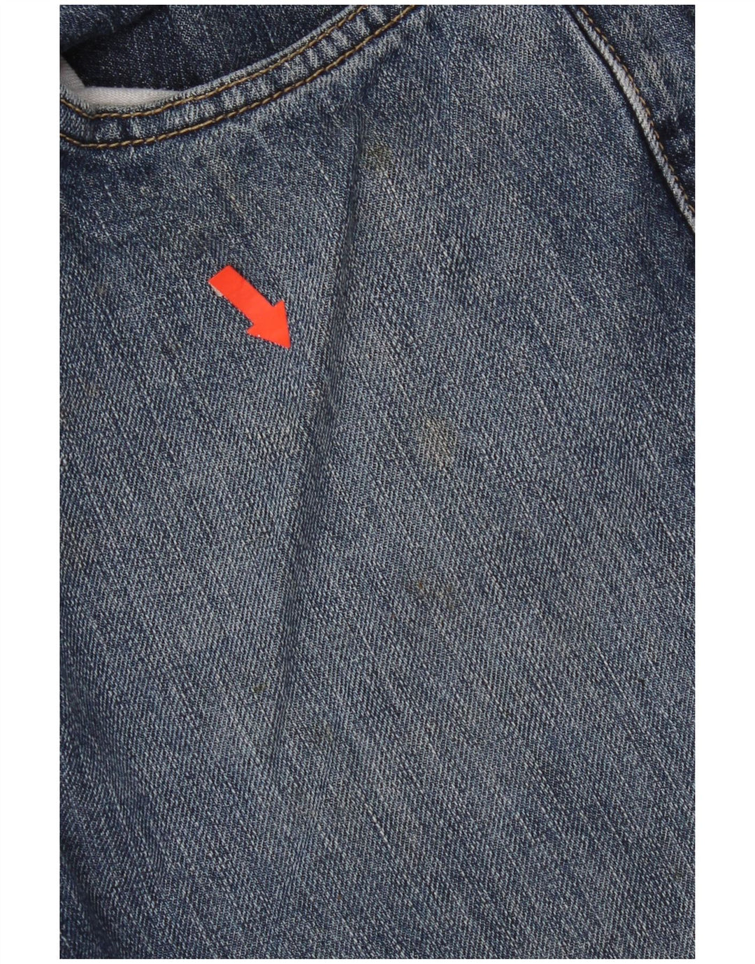 Mustang Mens Bootcut Jeans W34 L34 Blue Cotton