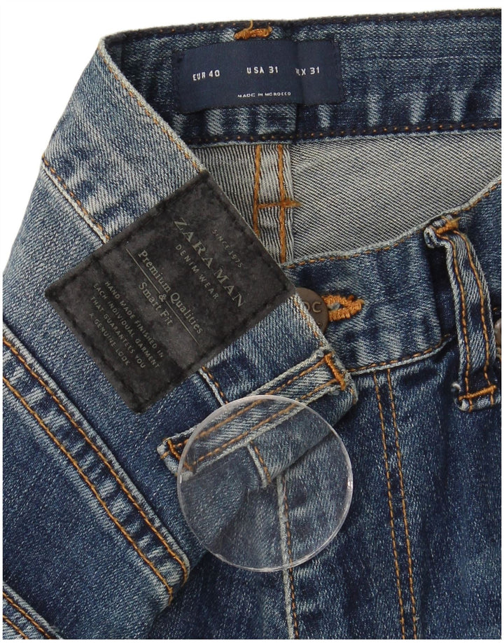 Zara Mens Skinny Jeans EU 40 Medium W31 L33 Blue