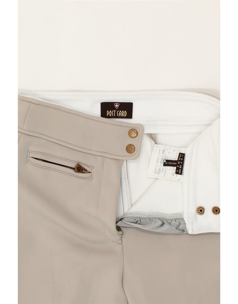 POST CARD Womens Bootcut Windbreaker Trousers UK 8 Small W28 L29 Grey Vintage Post Card and Second-Hand Post Card from Messina Hembry 