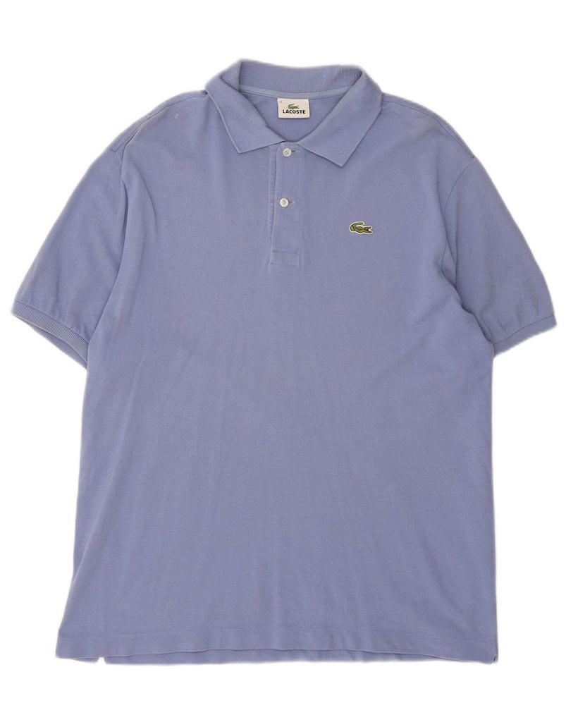 LACOSTE Mens Polo Shirt Size 6 XL Blue Cotton Vintage Lacoste and Second-Hand Lacoste from Messina Hembry 