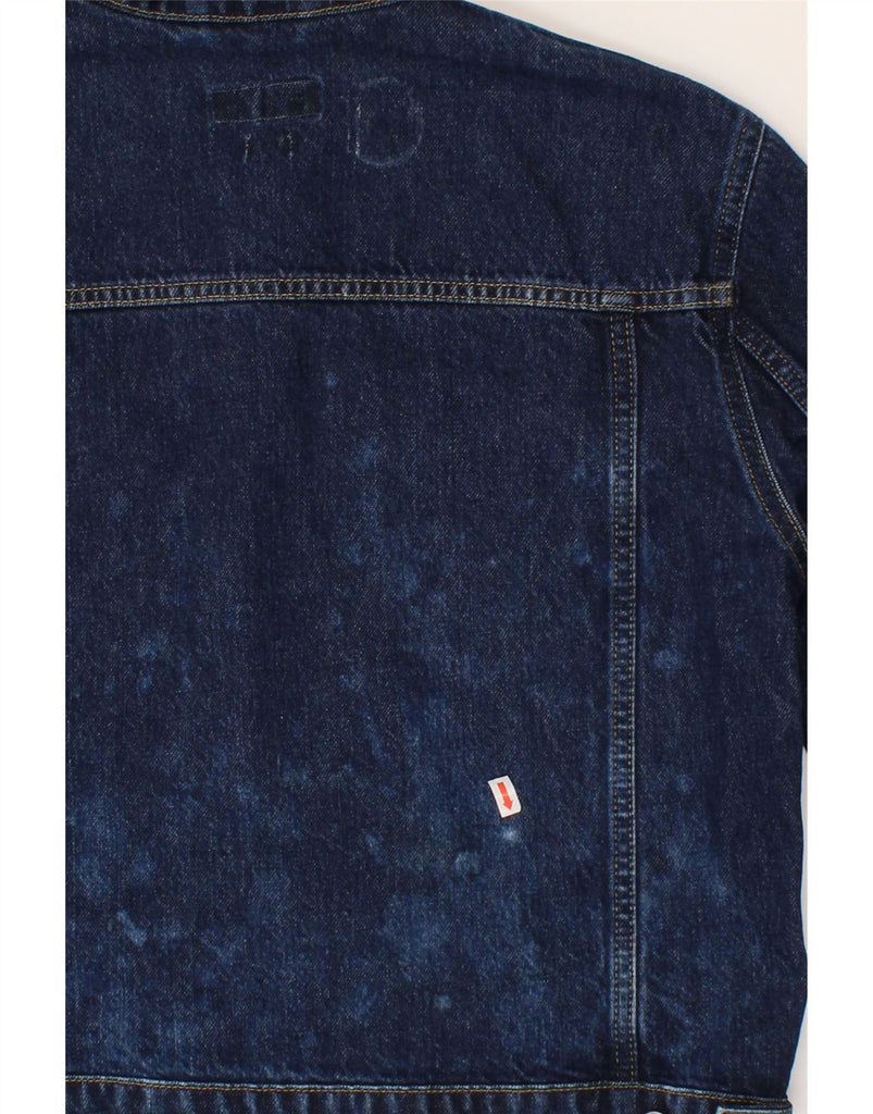 MUSTANG Womens Denim Jacket UK 18 XL Navy Blue Cotton Vintage Mustang and Second-Hand Mustang from Messina Hembry 