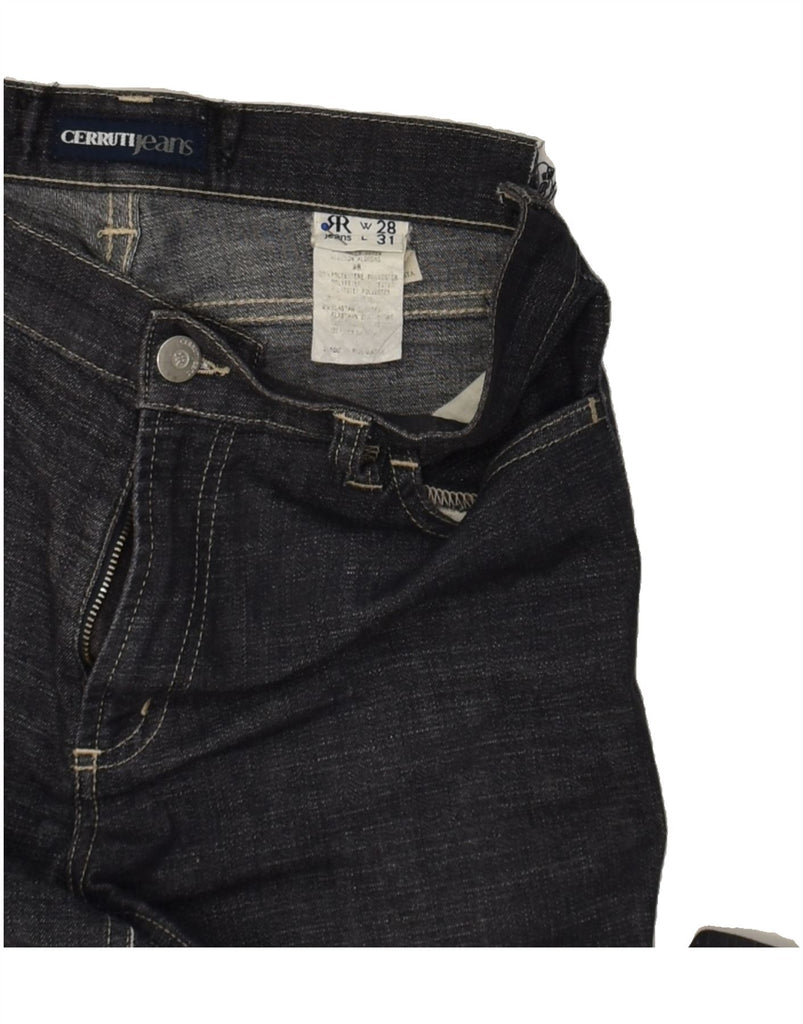 CERRUTI 1881 Mens Bootcut Jeans W28 L31  Navy Blue Cotton | Vintage Cerruti 1881 | Thrift | Second-Hand Cerruti 1881 | Used Clothing | Messina Hembry 