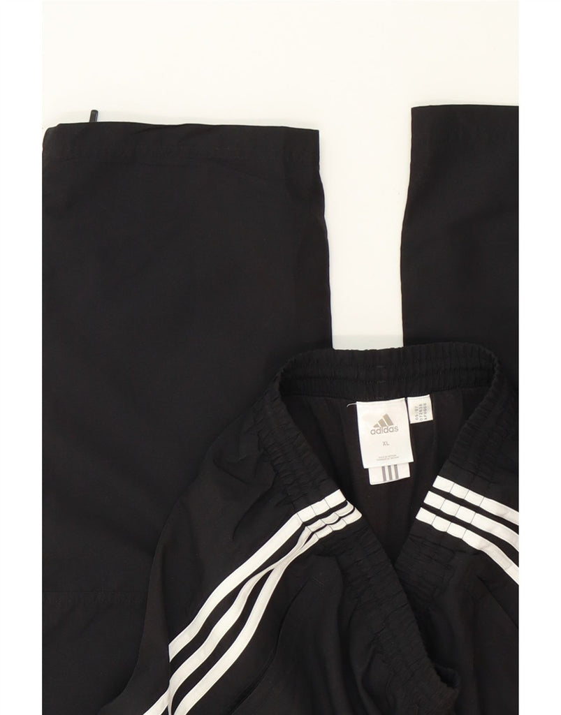 ADIDAS Mens Tracksuit Trousers XL  Black Polyester Vintage Adidas and Second-Hand Adidas from Messina Hembry 