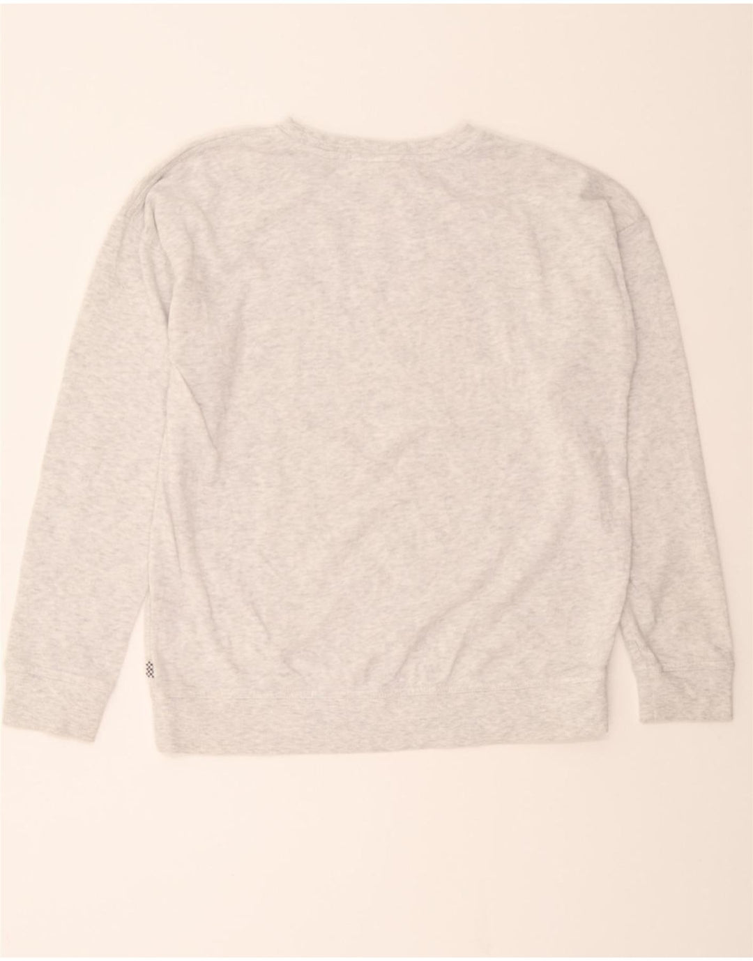 VANS Womens Graphic Sweatshirt Jumper UK 10 Small Grey Cotton Vintage Vans and Second-Hand Vans from Messina Hembry 