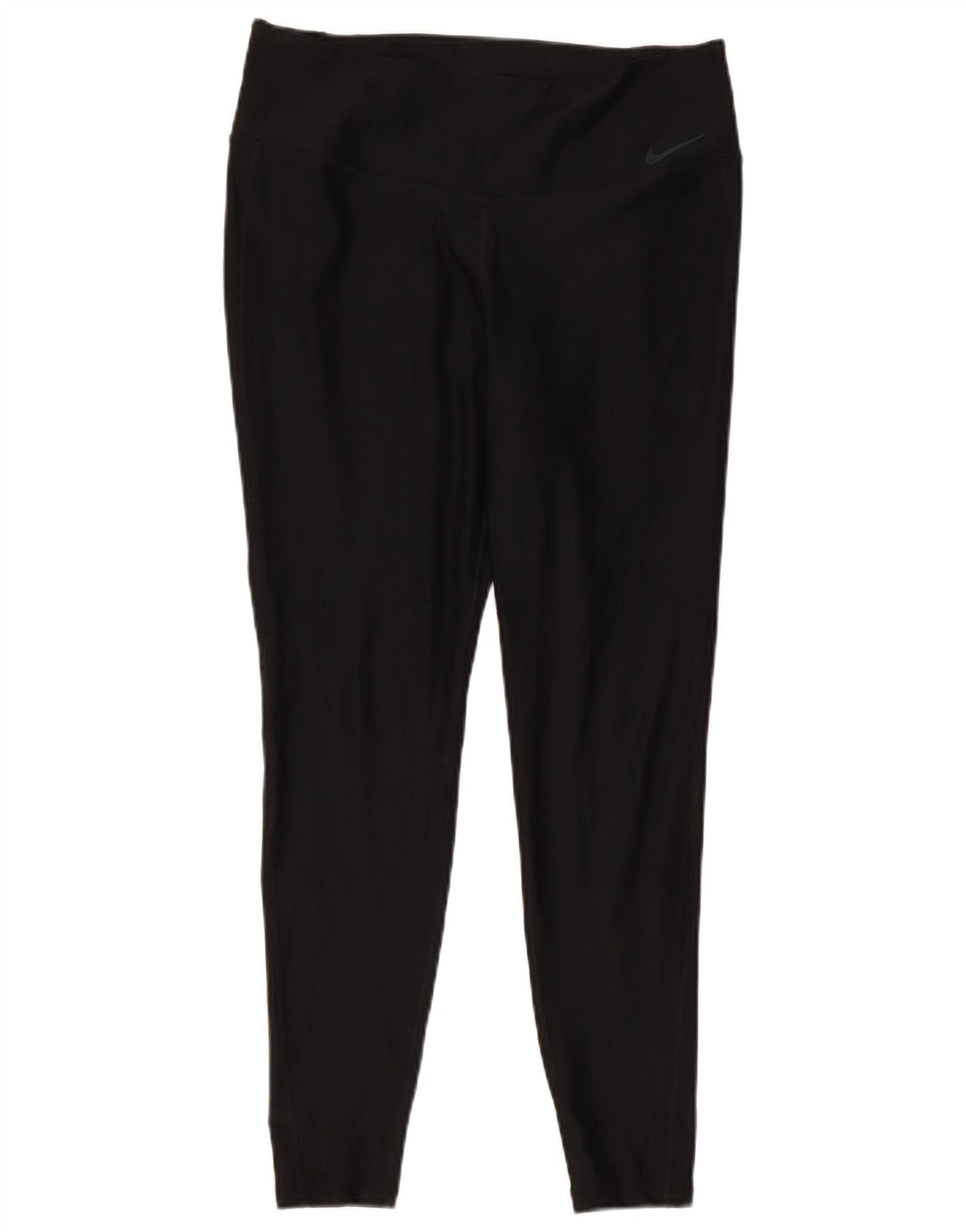 Nike Womens Dri Fit Leggings UK 14 Large Black Polyester