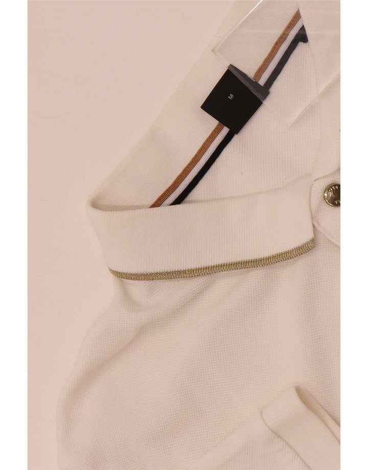 Hugo Boss Mens Polo Shirt Medium White
