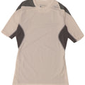 Adidas Mens Compression Graphic T-Shirt Top Large White Colourblock