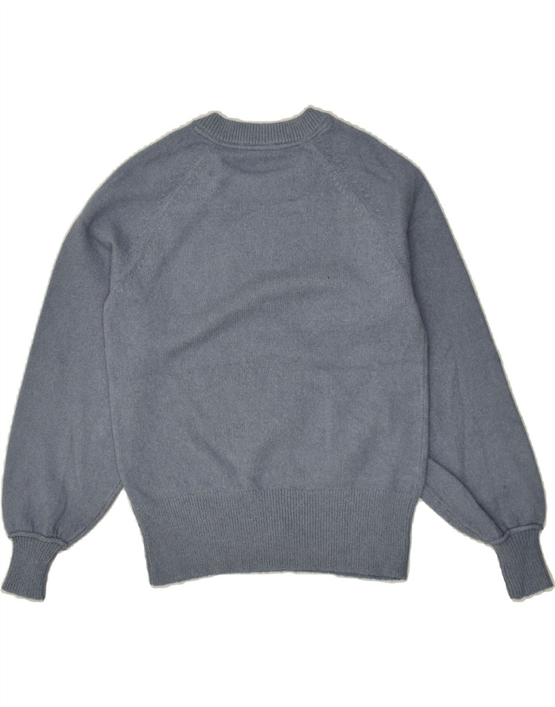 WHITE STUFF Womens Crew Neck Jumper Sweater UK 8 Small  Blue Cotton | Vintage White Stuff | Thrift | Second-Hand White Stuff | Used Clothing | Messina Hembry 