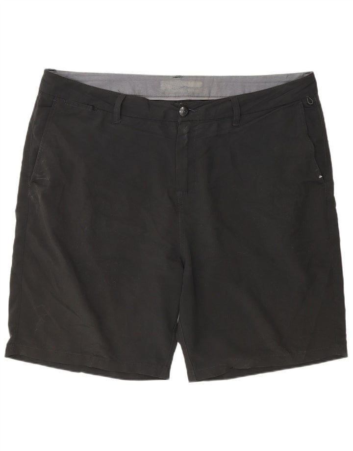 Quiksilver Mens Chino Shorts W38 XL Black Polyester