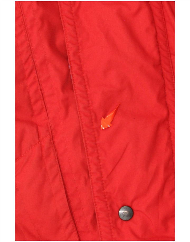 VINTAGE Mens Loose Fit Reversible Padded Jacket UK 38 Medium Red