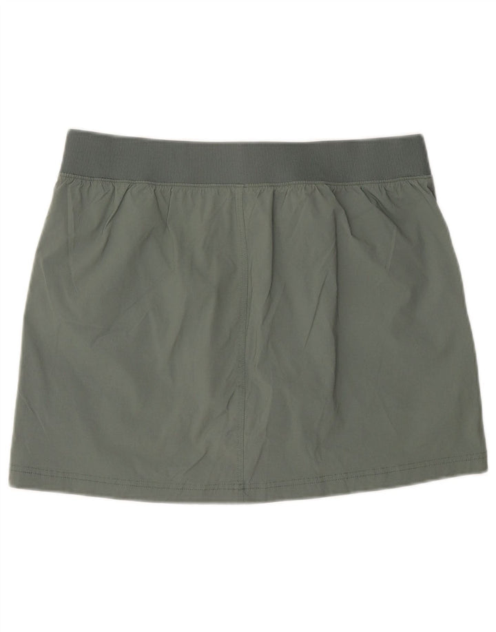 Eddie Bauer Womens Cargo Skirt XL W36  Khaki Nylon
