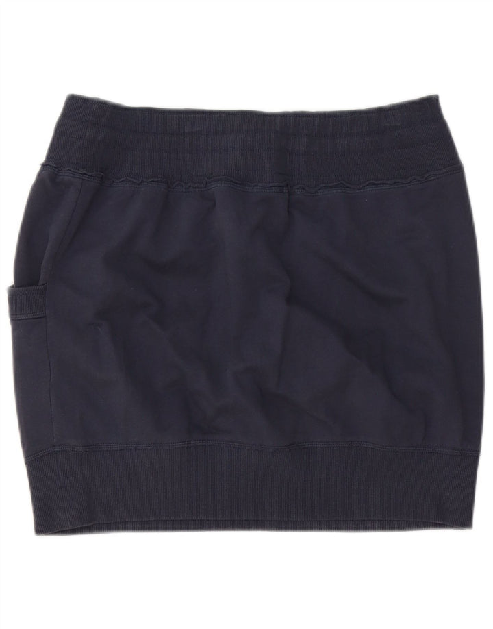 Benetton Womens Mini Skirt W32 Large Navy Blue