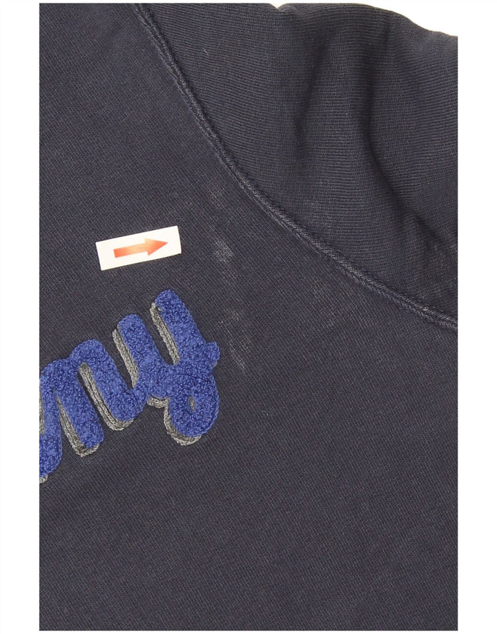 Best Company Mens Graphic Sweatshirt Jumper Medium Navy Blue
