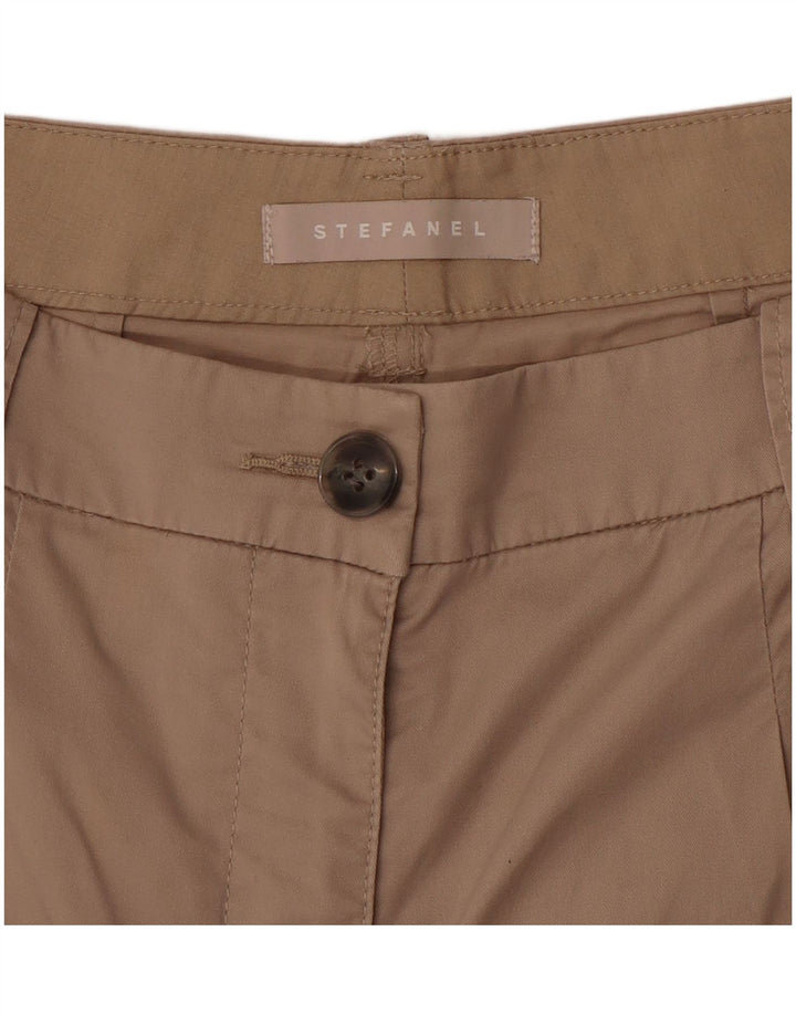 STEFANEL Womens Pegged Chino Shorts W30 Medium Beige