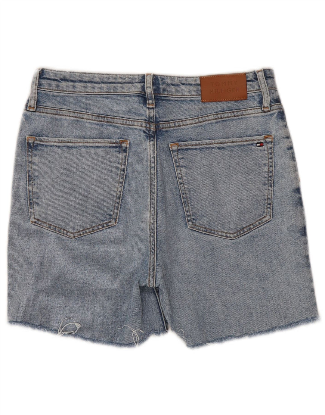 Tommy Hilfiger Womens Denim Shorts W29 Medium Blue Classic