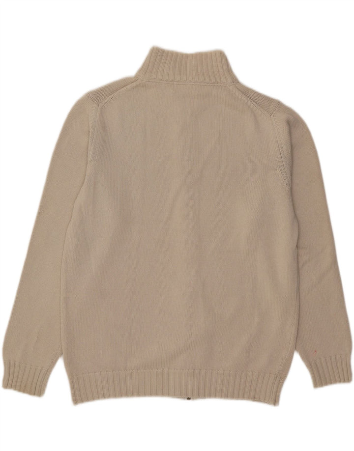 Zara Mens Cardigan Sweater Large Off White