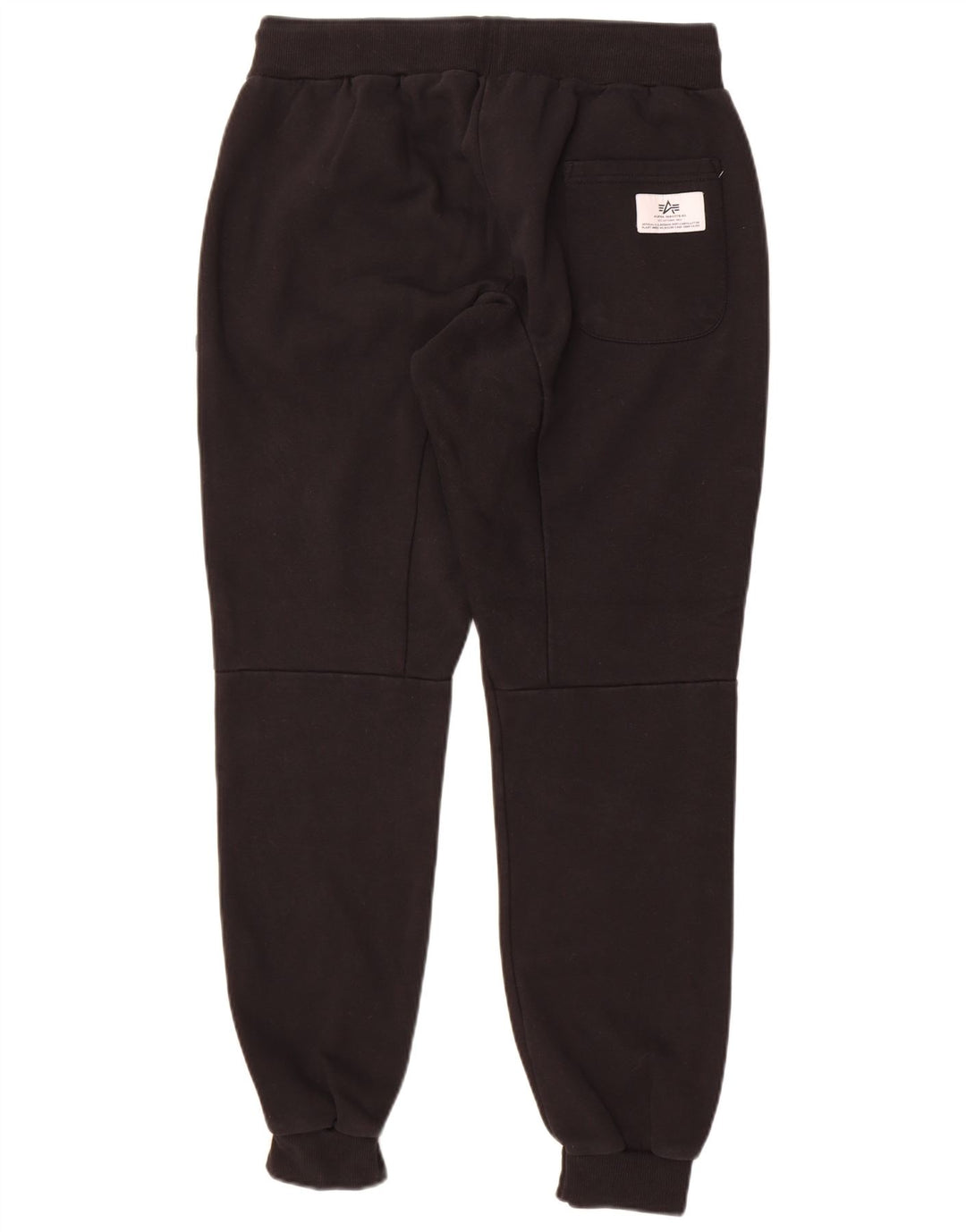 Alpha Industries Mens Graphic Tracksuit Trousers Joggers Medium Black