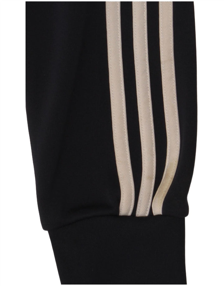 Adidas Mens Tracksuit Top Jacket Large Navy Blue Polyester