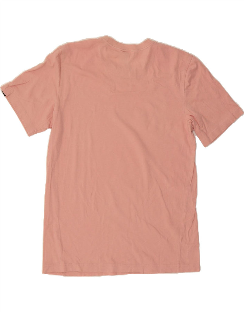 ADIDAS Mens Graphic T-Shirt Top Small Pink Cotton Vintage Adidas and Second-Hand Adidas from Messina Hembry 