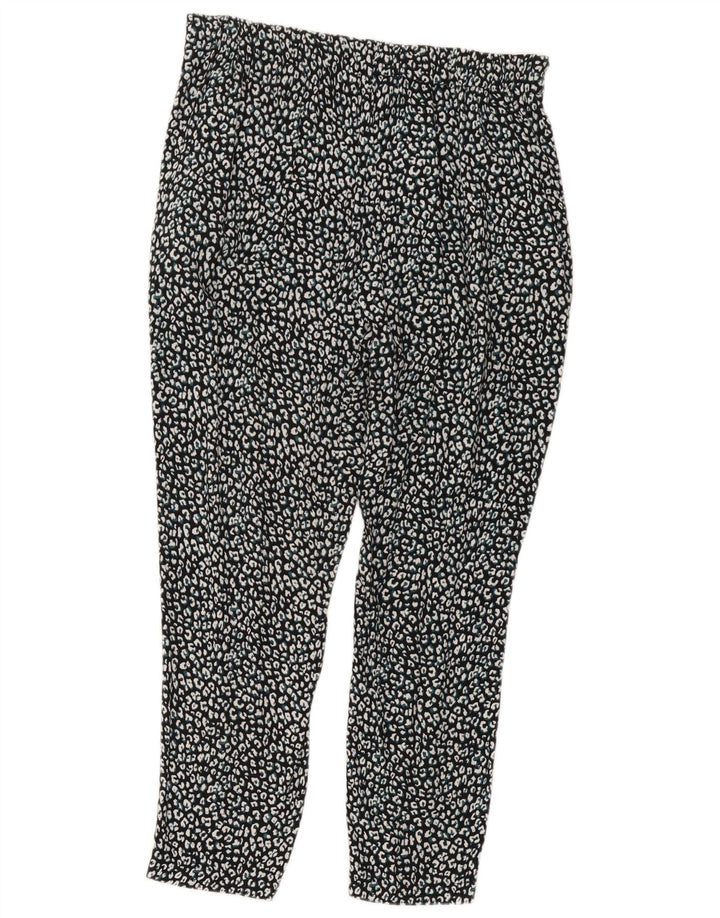 Marks & Spencer Womens Harem Trousers UK 12 Medium W32 L26 Black
