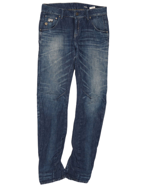 G-Star Mens 3D Arc Tapered Loose Jeans W27 L32 Blue Cotton