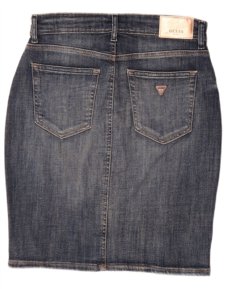 Guess Womens Denim Skirt W29 Medium Blue