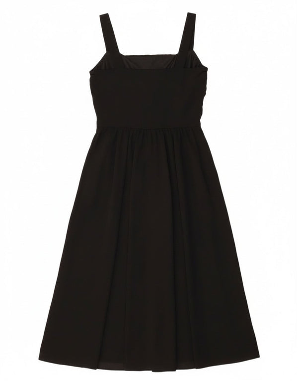 Hermann Lange Womens Sleeveless Cocktail Maxi Dress EU 40 Medium Black