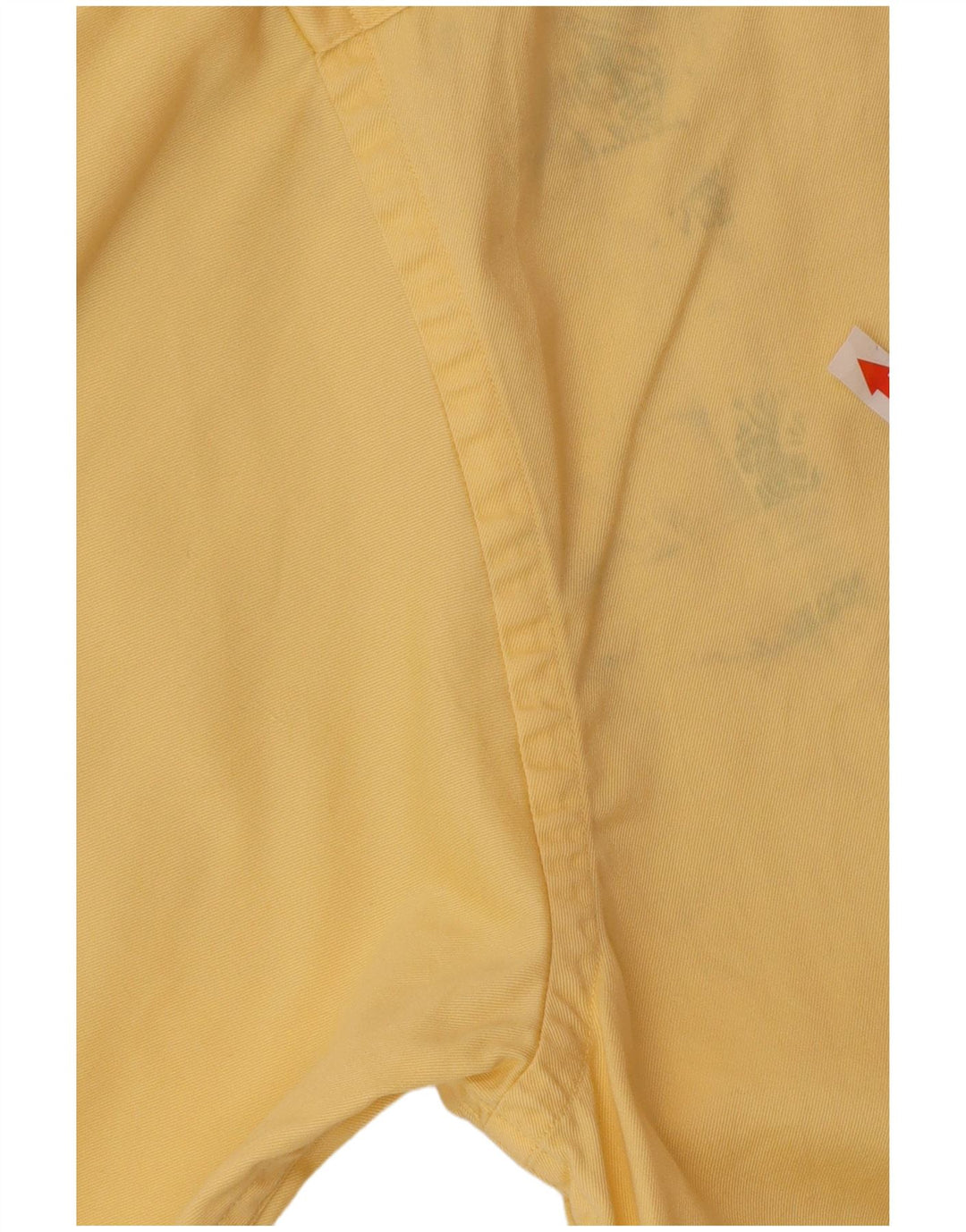 Tommy Hilfiger Mens Shirt Large Yellow Cotton