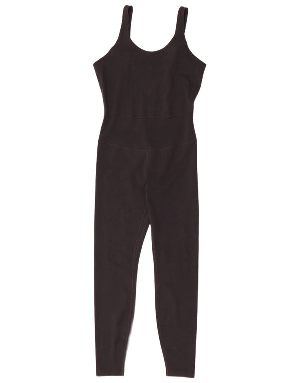 Nike Womens Dri Fit Sleeveless Jumpsuit UK 8 Small  Black Polyester