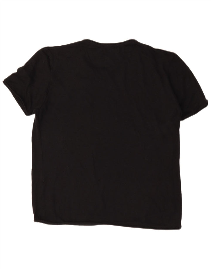 Zara Mens T-Shirt Top XL Black