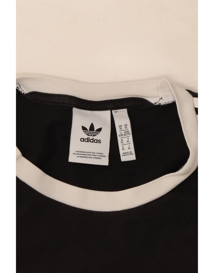Adidas Mens T-Shirt Top XL Black