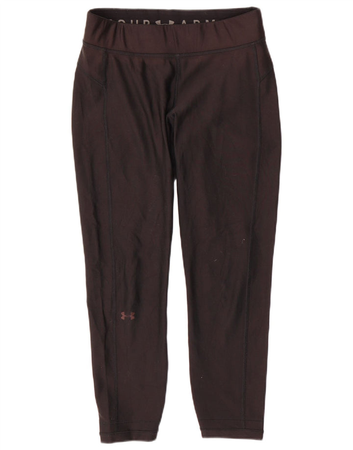 UNDER ARMOUR Womens Leggings UK 12 Medium  Black