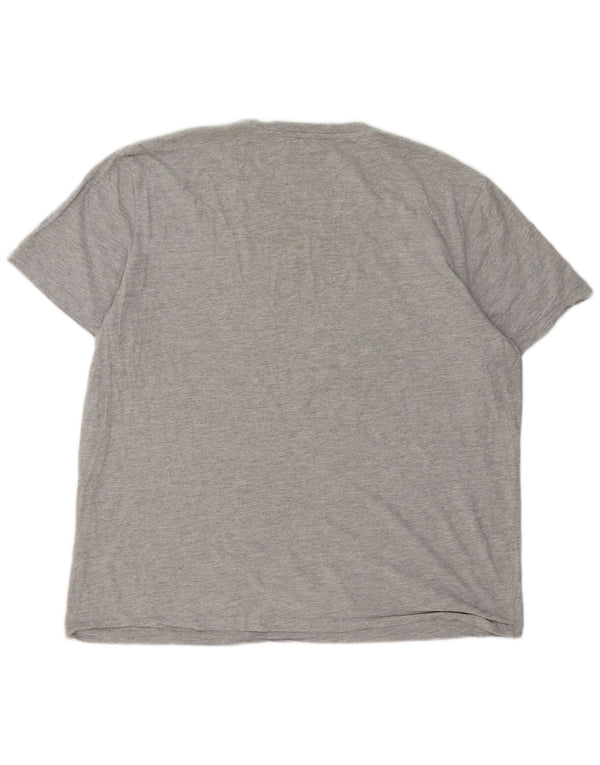 Jack & Jones Mens T-Shirt Top 2XL Grey Cotton