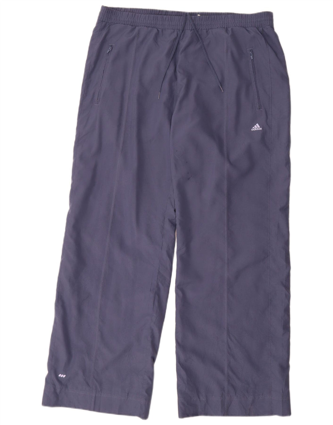 Adidas Womens Tracksuit Trousers UK 18 XL Navy Blue Polyester