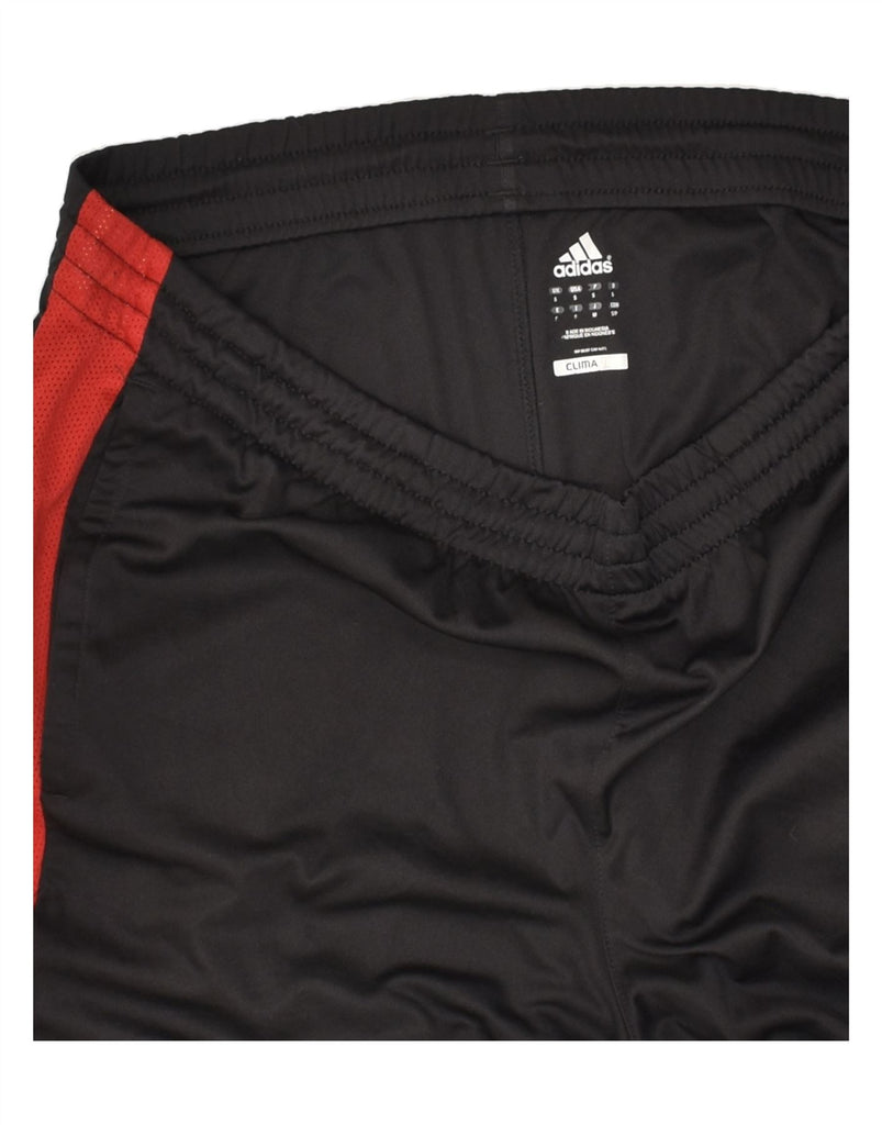 ADIDAS Mens Climalite Sport Shorts Small Black Colourblock Polyester | Vintage Adidas | Thrift | Second-Hand Adidas | Used Clothing | Messina Hembry 