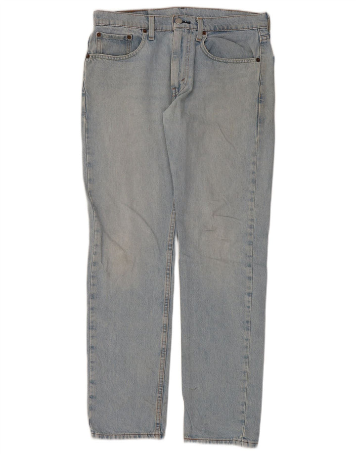 Levi's Mens 502 Tapered Jeans W30 L30 Blue Cotton