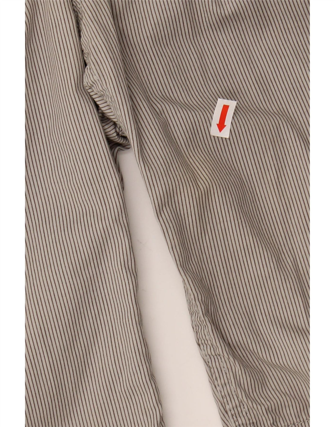 PUMA Mens Cargo Shorts W30 Medium Grey Pinstripe Cotton