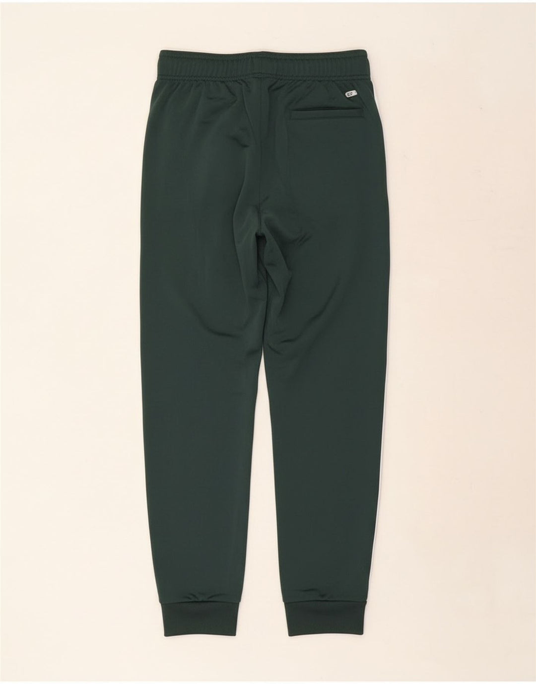 Adidas Boys Tracksuit Trousers Joggers 12-13 Years  Green Polyester