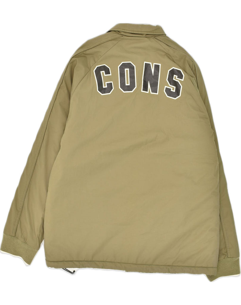 CONVERSE Mens Bomber Jacket UK 38 Medium Khaki | Vintage Converse | Thrift | Second-Hand Converse | Used Clothing | Messina Hembry 