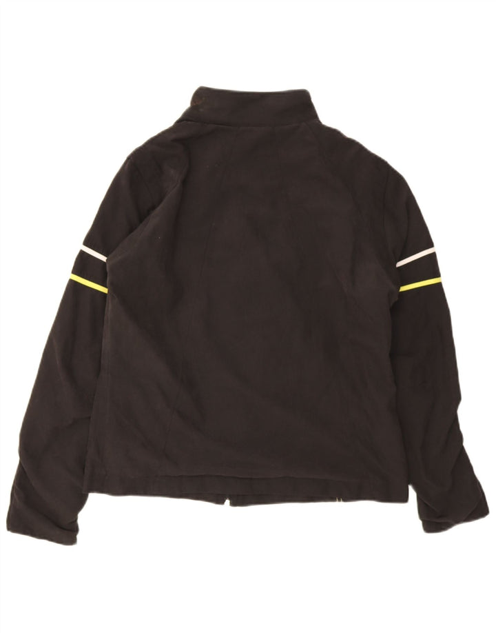 AUSTRALIAN L'ALPINA Mens Bomber Jacket IT 46 Small Black Polyester