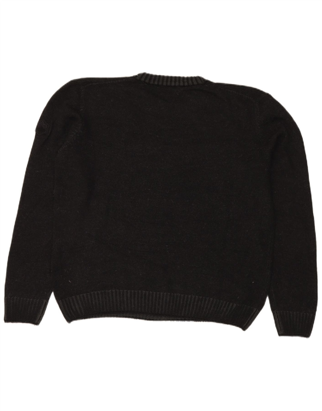 LUMBERJACK Mens Crew Neck Jumper Sweater 2XL Grey Acrylic