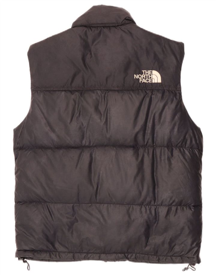The North Face Mens Padded Gilet UK 38 Medium Black Nylon