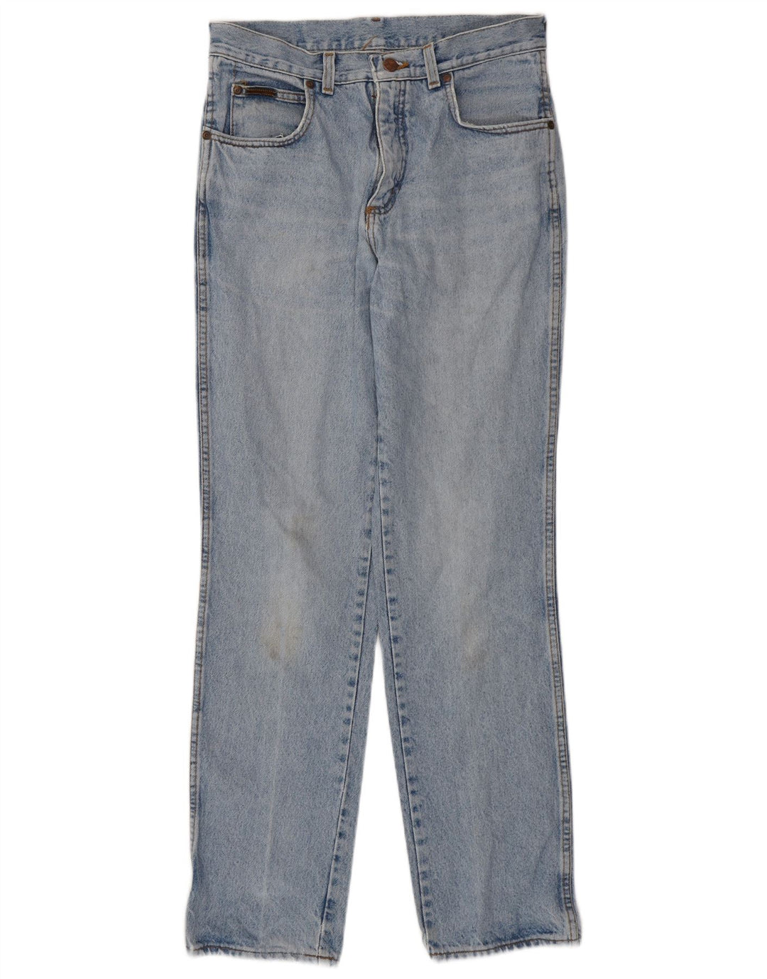 WRANGLER Mens Straight Jeans W28 L31 Blue Cotton