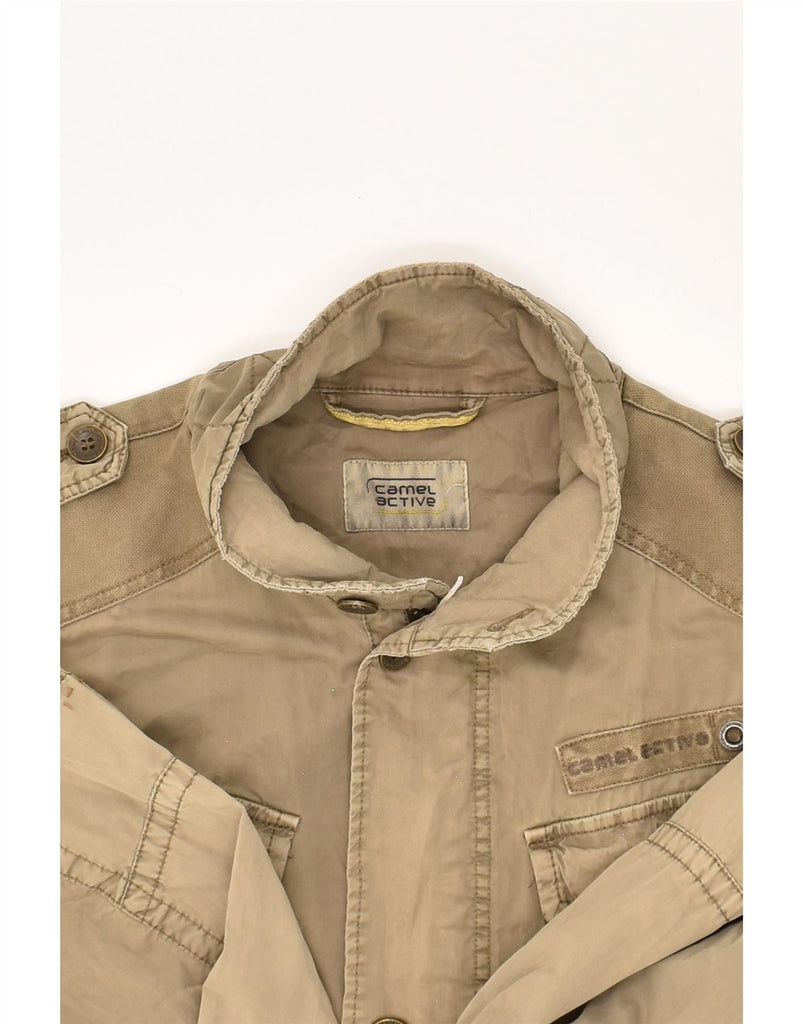 CAMEL ACTIVE Mens Utility Jacket UK 40 Large Beige Vintage Camel Active and Second-Hand Camel Active from Messina Hembry 