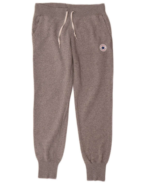 Converse Mens Tracksuit Trousers Joggers Small Grey Flecked Cotton