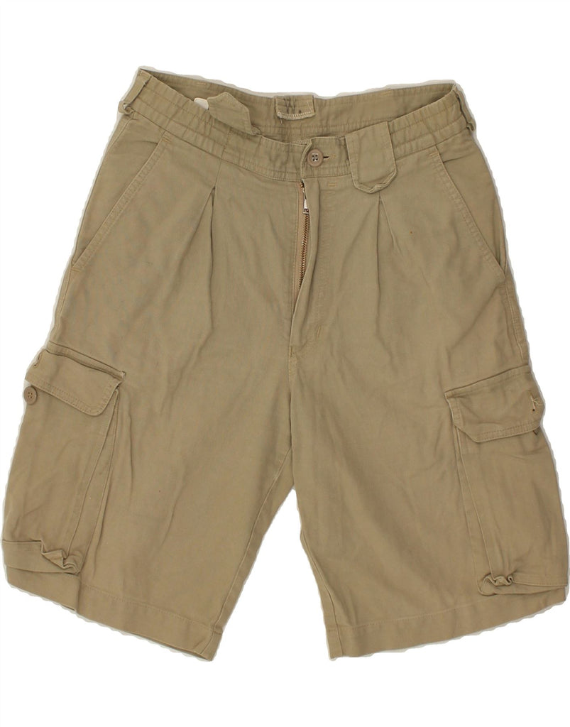 VINTAGE Mens Cargo Shorts W30 Medium Beige Vintage Vintage and Second-Hand Vintage from Messina Hembry 