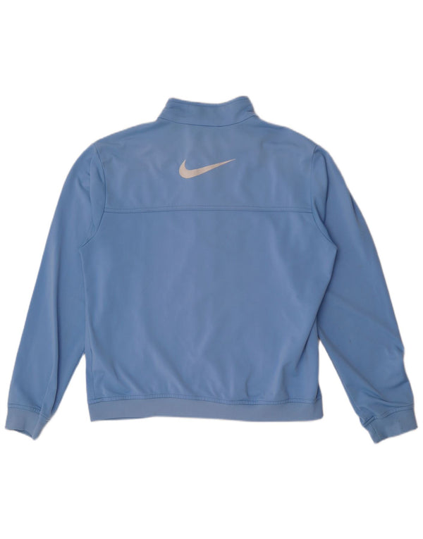 Nike Boys Graphic Tracksuit Top Jacket 13-14 Years XL Blue Polyester
