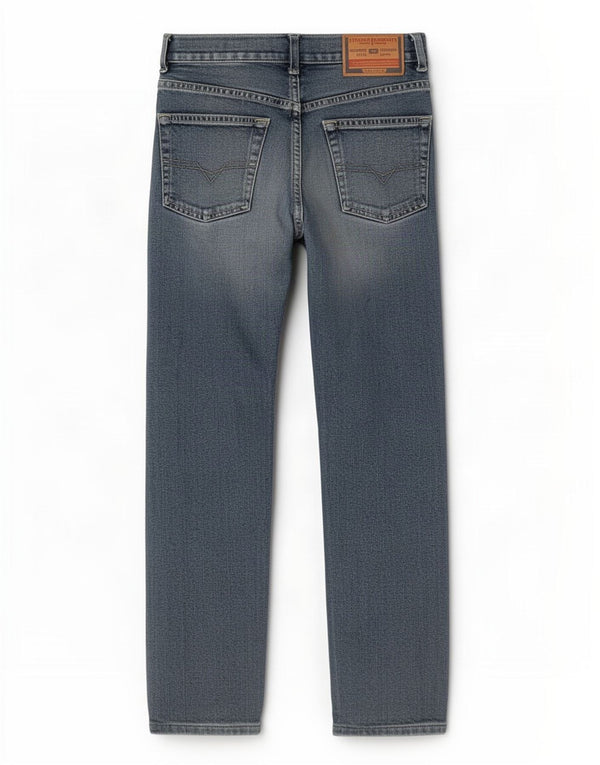 Diesel Boys Straight Jeans 9-10 Years W26 L23 Blue Cotton