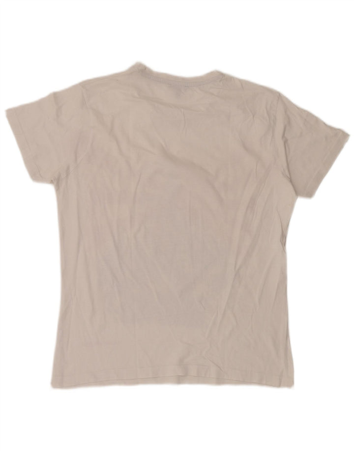 Cesare Paciotti Mens Graphic T-Shirt Top Large White Cotton