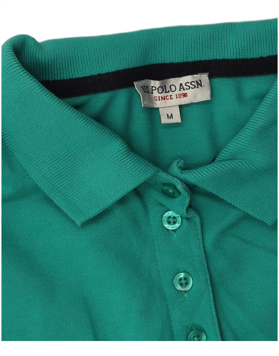 U.S. Polo Assn. Mens Polo Shirt Medium Blue Cotton